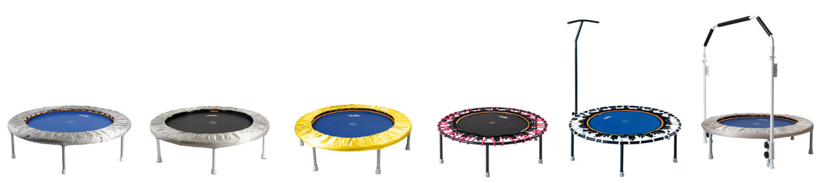 Trimilin rebounders with rubber cables