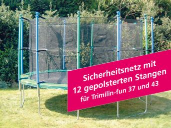 Trimilin-fun mit Sicherheitsnetz Trimilin-fun Sicherheit
