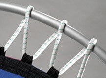 Trimilin trampoline with high quality rubber cable Trimilin trampoline with high-quality rubber cable