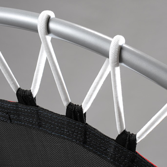 Minitrampoline mit einem einzigen Gummikabel Minitrampoline mit einem einzigen Gummikabel
