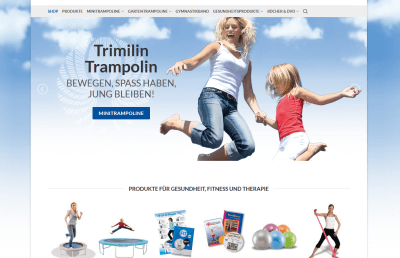 Trampoline Minitrampoline Gartentrampoline Fur Gesundheit Figur Und Lebensfreude Trimilin Trampolin