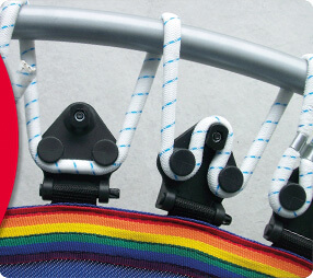 Minitrampoline mit Gummikabel Vario-Trampoline