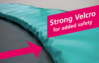 Trimilin garden trampoline with velcro connection trimilin garden trampoline with velcro fastener