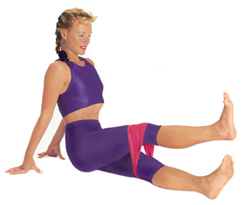 Fitness- und Figurtraining mit dem Gymnastikband Flexaband Gymnastikband